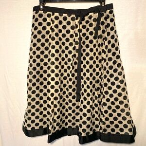 🔥Skirt Sale…2 for $14!!🔥 Zara Black Pok-a-Dot A Line Pleated Skirt